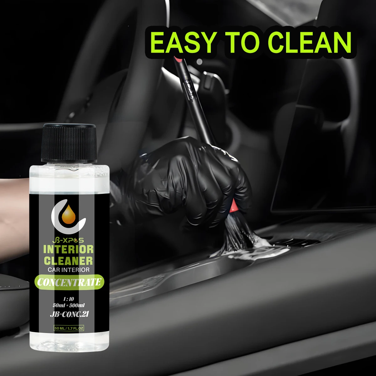 Interior Cleaner Car Interior Concentratem Multi-Purpose Cleaner Spray For Leather Seats Wood Dashboard Trim Carpet Plastic