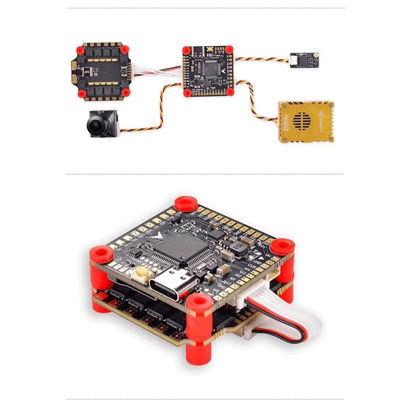 B29C-F405 V3S PLUS Stack F405 وحدة تحكم في الطيران BLHELI_S 65A 4In1 ESC 30.5X30.5 مللي متر لأجزاء طائرات بدون طيار RC FPV 5-15 بوصة حرة