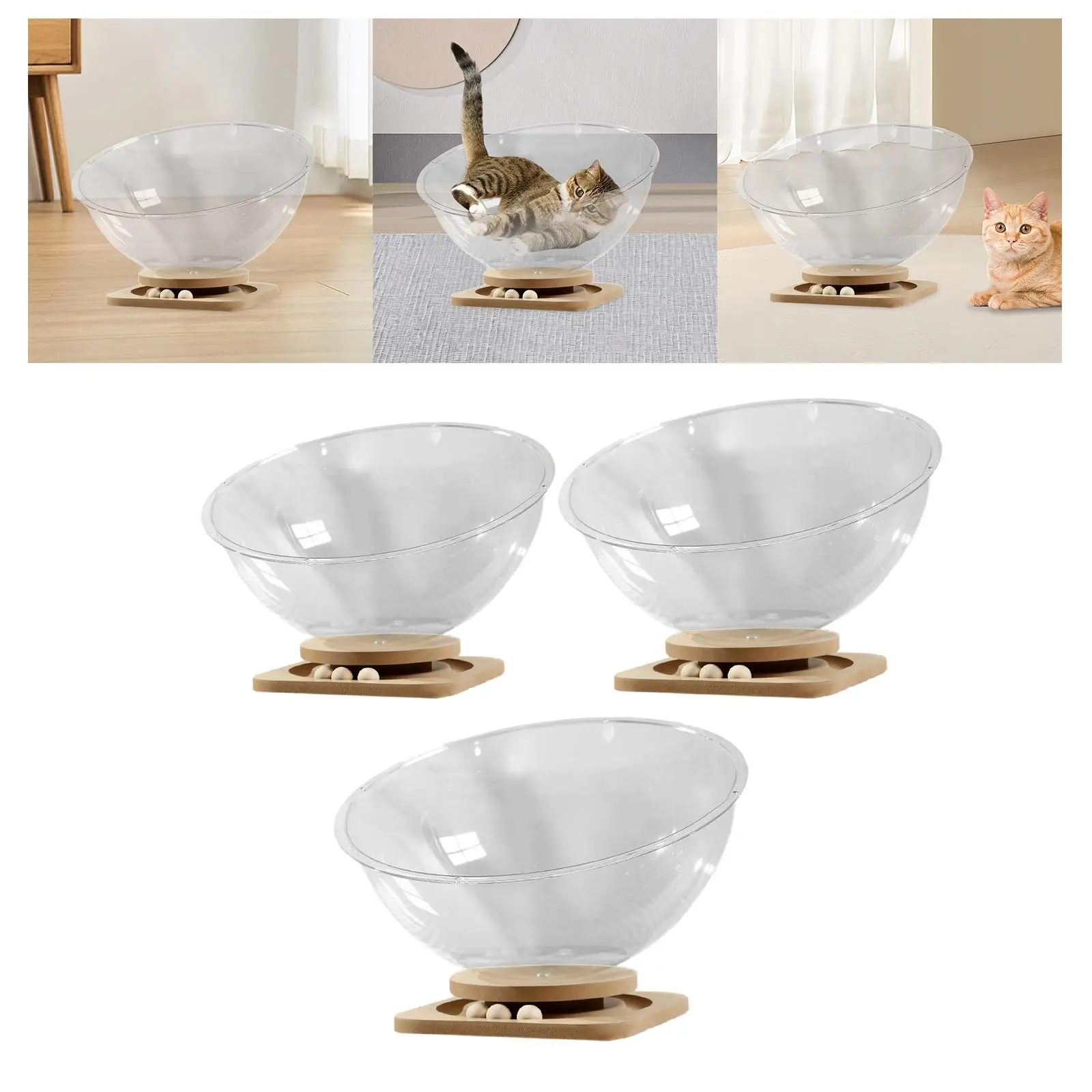 Space Capsule Cat Bed Indoor Cats Activity Centre Universal Cat House Pet Accessories Summer Cat Cradle for Kitty Cats Kitten