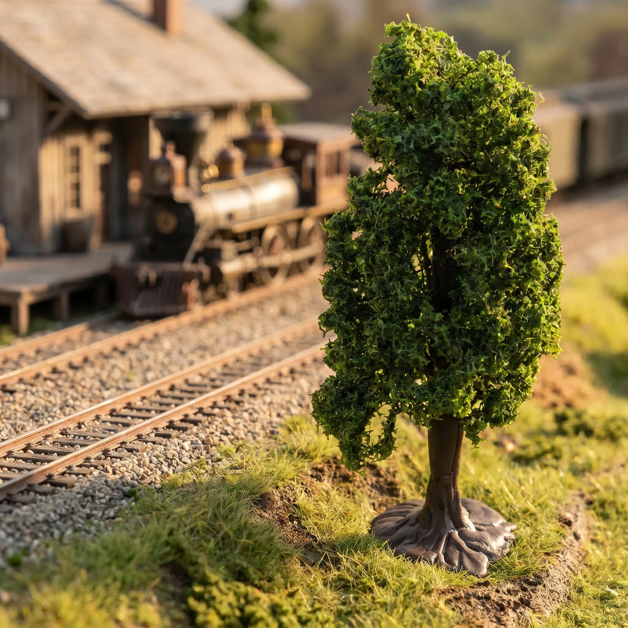 Mini Artificial Pine Trees Height 18Cm Realistic Landscape Trees for Architectural Train Layout Display Mini Model Tree