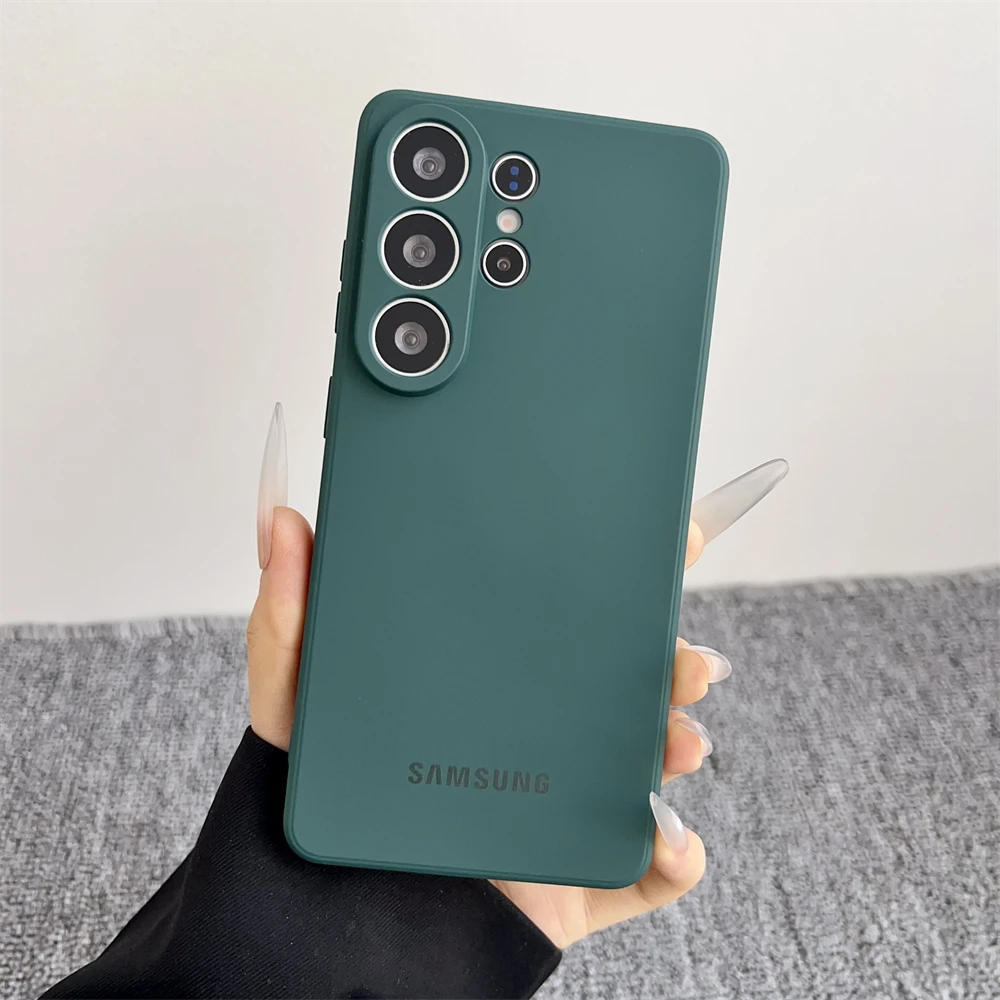 Stoßfeste, flüssige Silikon-Softhülle für Samsung Galaxy A51 A14 A15 A16 A17 A22 A23 A55 A56 A53 A72 A73 A26 A35 Offizielle matte Hülle – Detail 13