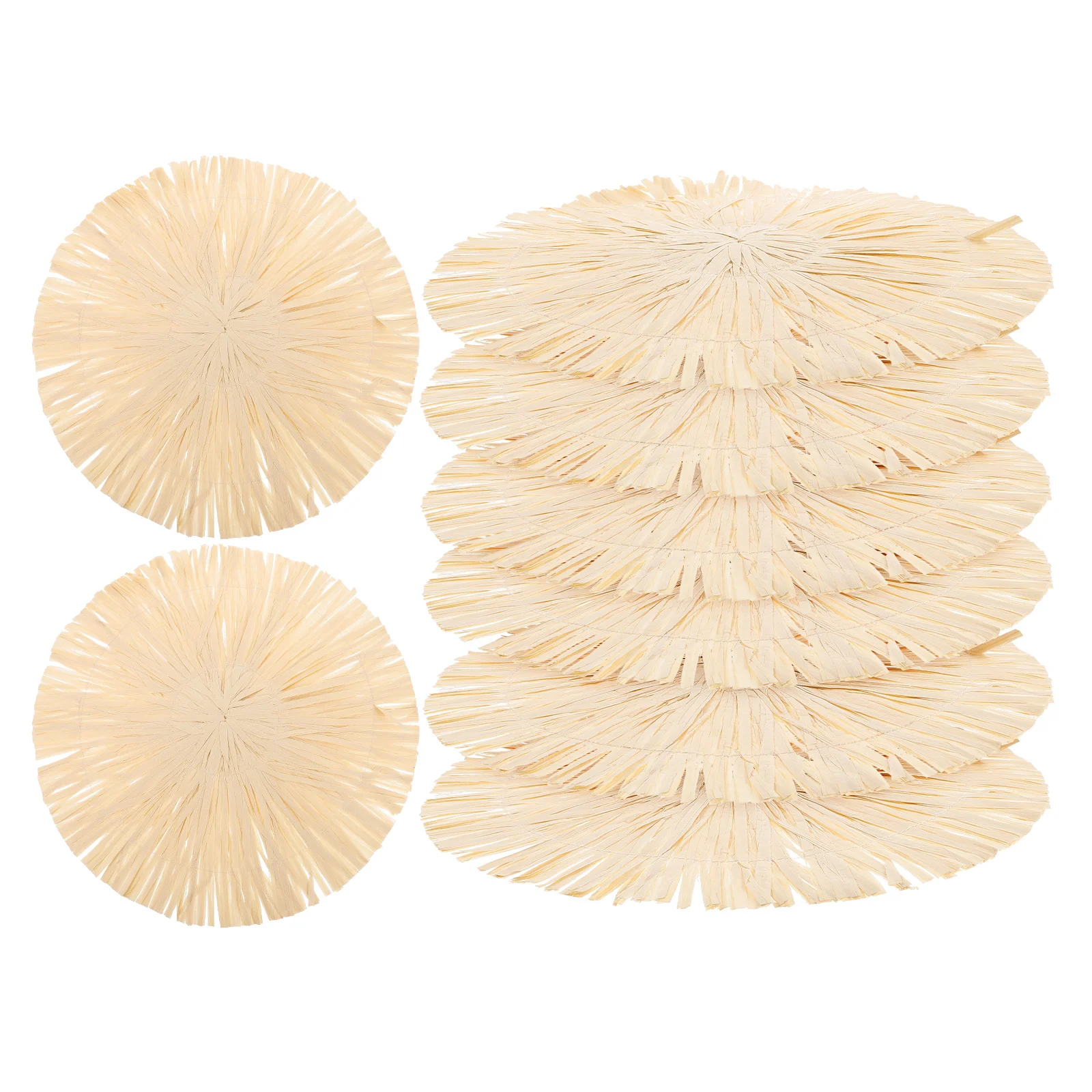 

8Pcs Hawaiian Cup Coasters Decorative Drink Coasters Heat Resistant Table Mats for Cups Drink Coaster Small Coaster