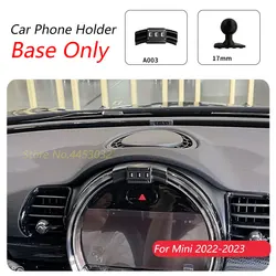 For BMW Mini JCW Cooper CLUBMAN 2022-2023 Car Phone Holder Special Fixed Bracket Base 17mm Not Blocking Air Outlet Accessories