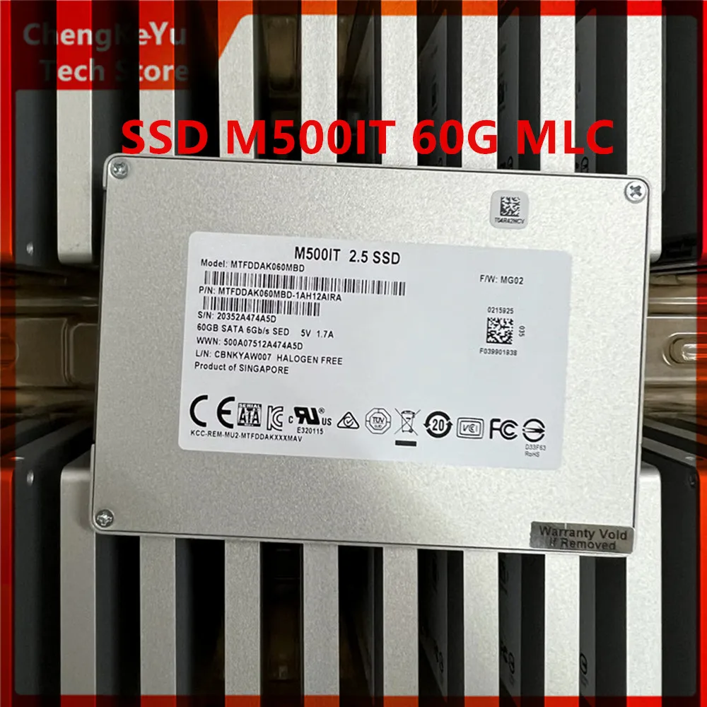 New M500IT 60G 2.5 SSD solid-state drive industrial-grade wide-temperature operation MLC technology and durability For Micron