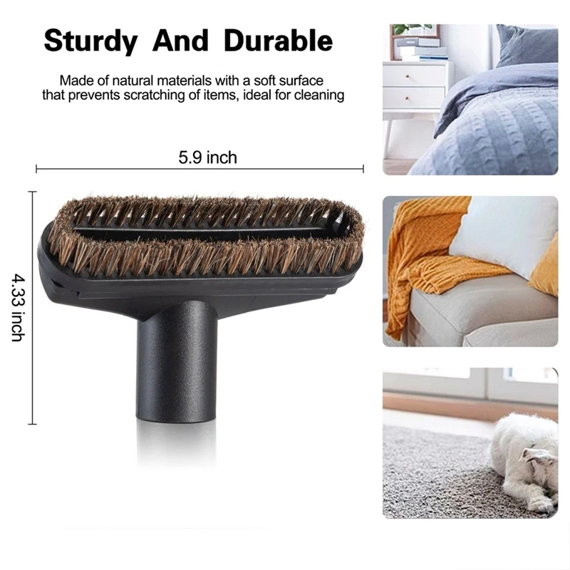 Juego de limpieza de accesorios universales de 9 piezas, accesorio de vacío/cepillo/herramienta para rincones, para mangueras estándar de 32 Mm y 35 Mm