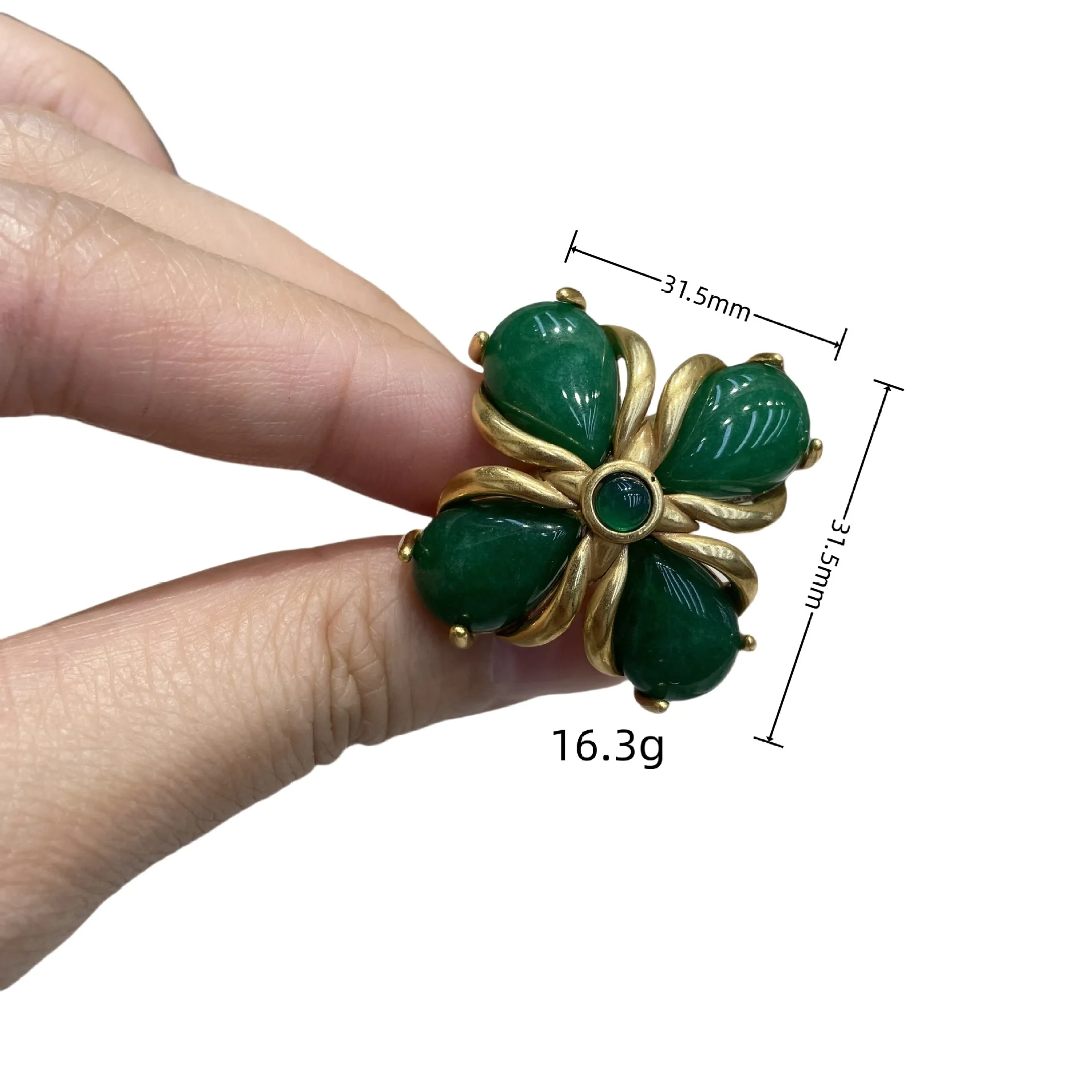 خاتم بوهيمي نسائي كلاسيكي من الفيروز لعام 2025 #5