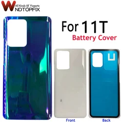 New For Xiaomi 11T Battery Cover Back Glass Panel Rear Door Case 6.67