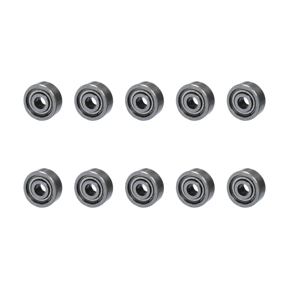 10pcs Roller Skate Bearings 3x10x4mm 623zz Roller Skate Wheel Bearings Carbon Steel Mute Ball Bearing Deep Groove for Skateboard