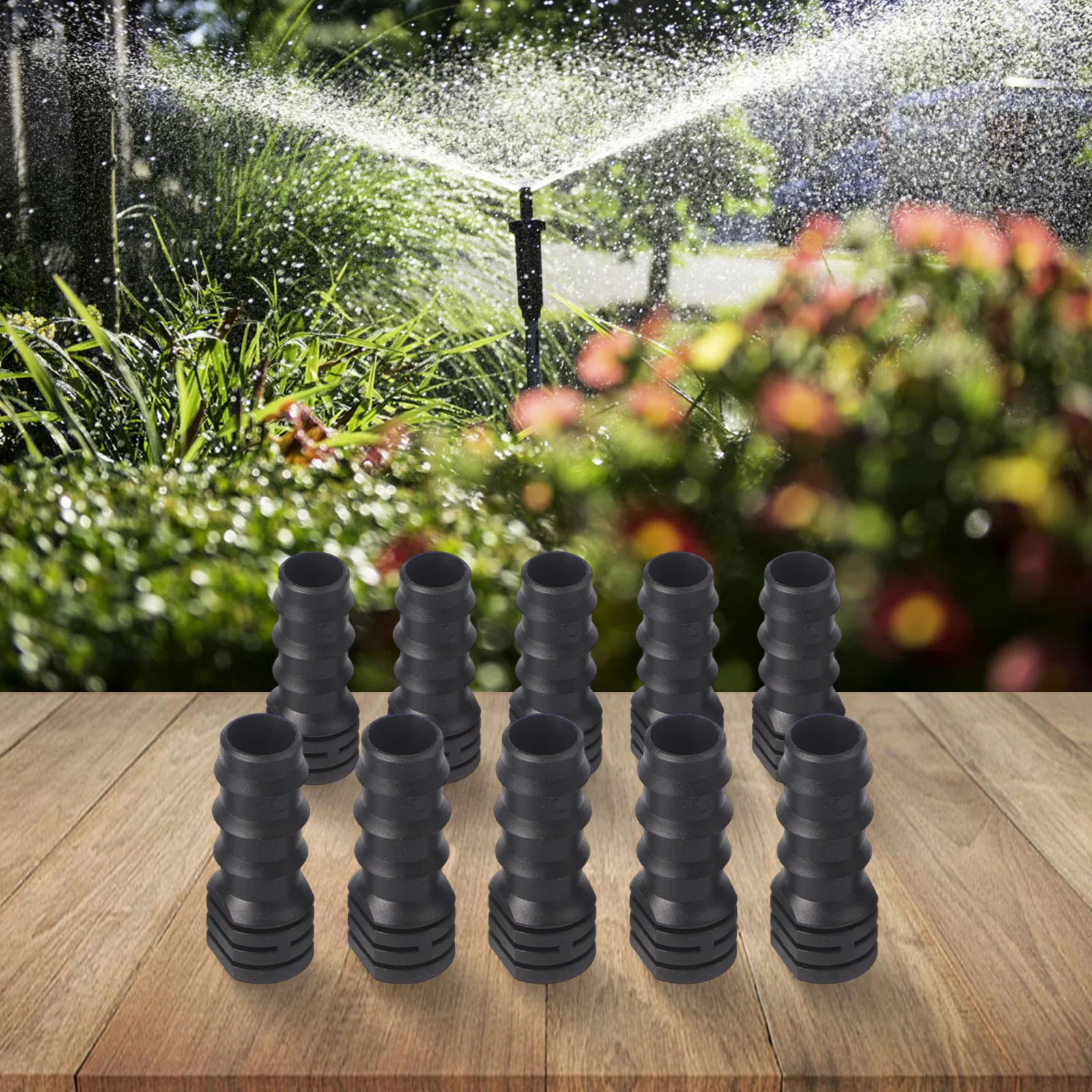 End Pipe Hose 10pcs set 16mm 20mm 25mm Irrigation Watering Pipe Parts Plastic Practical  End Pipe Hose 10pcs set