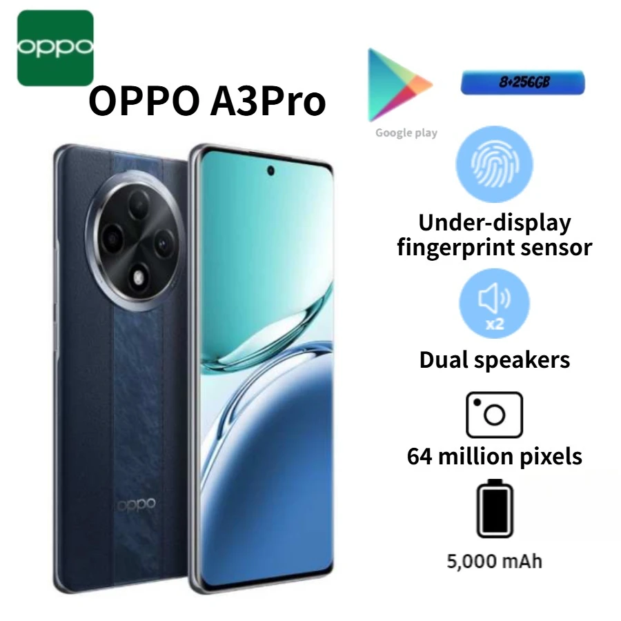 2026 new OPPO A3 Pro 6.67-inch display, 64-megapixel AI camera, 67W fast charging, 5000mAh high-capacity battery