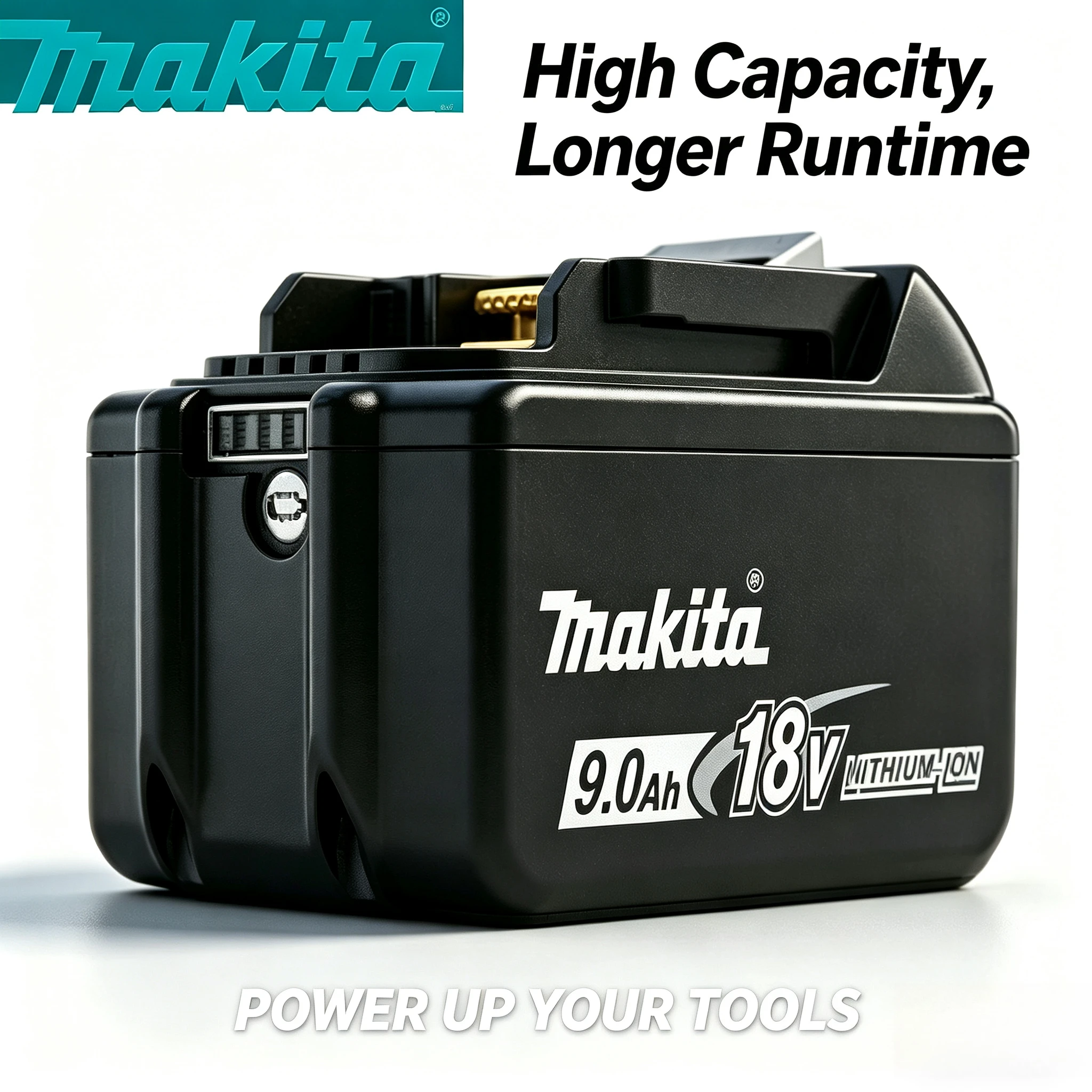 

Оригинальный литий-ионный аккумулятор Makita 18В 90Ач, сменный аккумулятор 18В *9000мАч, замена для BL1860 BL1850 BL1860B