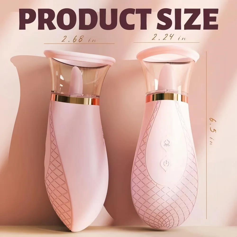 Clitoral Sucking Vibrator with 9 Lick and 3 Suction Mode Quick Orgasm Clit Tongue Stimulator Nipples MassagerSex Toys for Women view 6