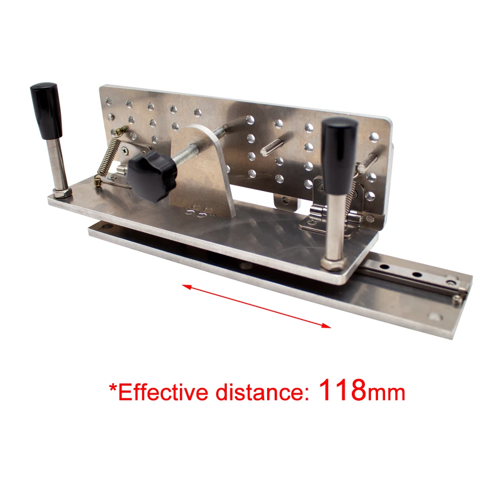 มีด Sharpener Jig เข็มขัด Sander มีด Jig Sharpening Locator DIY มือถือมีด Sharpening คลิป260มม Rail