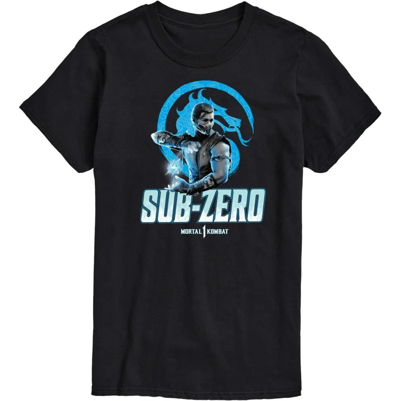 90's Video game Mortal Kombat Gift tee for gamer 100% cotton Men's Short Sleeve Graphic T-Shirt 0701 All size tops S-6XL