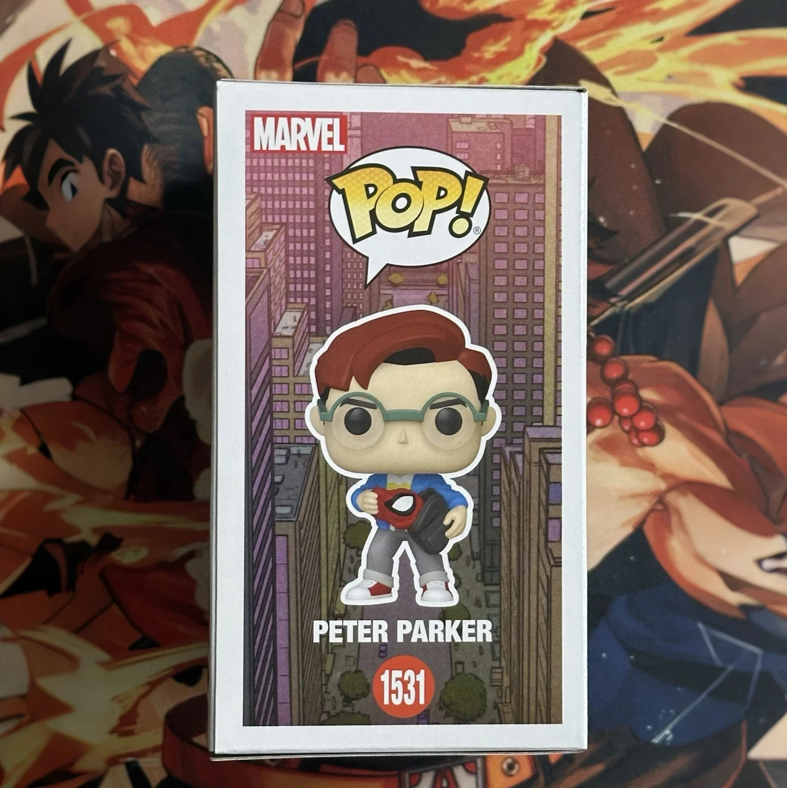 Spider-Man Peter Parker #1531 Action Figures Funko Pop Marvel 4.2inch Vinyl Figure Collectible Limited Edition Model Toy Gift - Image 5