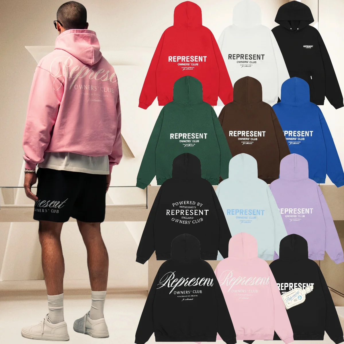 

Американское худи в уличном стиле с буквенным принтом, трендовое, в стиле High Street, Cleanfit, с капюшоном, длинное, осенне-зимнее, повседневное, свободного кроя