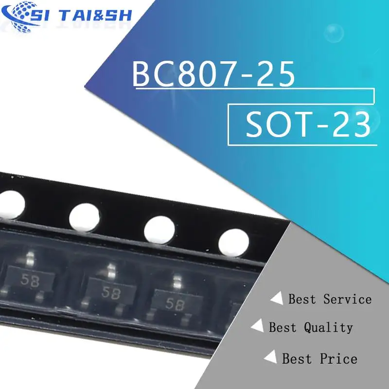100Pcs Bc807-25 Bc8…