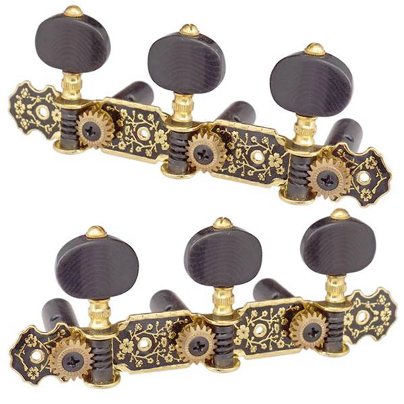 SMIEA Guitar Machine Heads Classic Guitar String Tuning Pegs Key Gold 3R Tuners Keys Part Parts Accessories