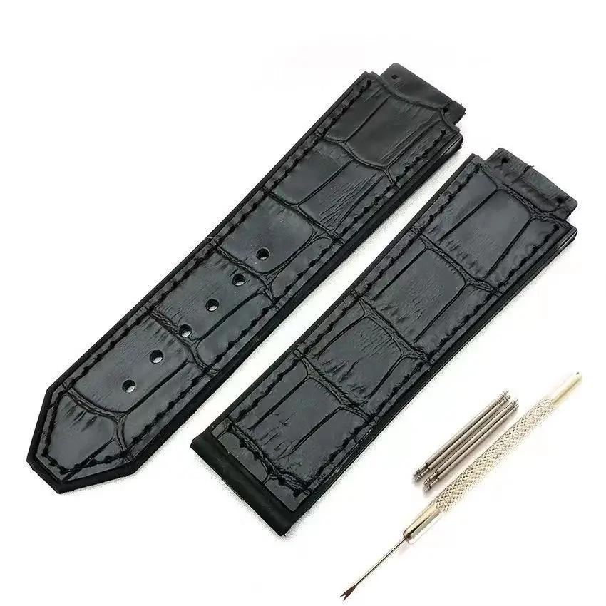 ساعة بديلة من الجلد للرجال والنساء ، حزام سيليكون رياضي ، الموضة ، 19 حزام x 25 ساعة