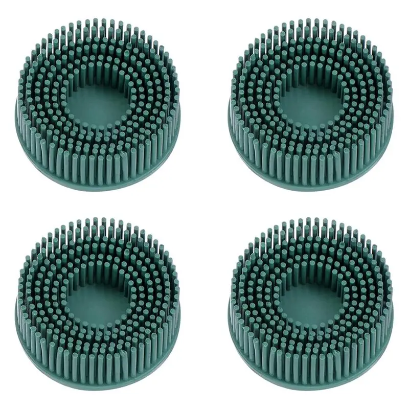 

AA81-Deburring Electric Disc Brush 2" 4Pcs Bristle Disc 50 Grit Abrasive Brush Abrasive Coating Removal