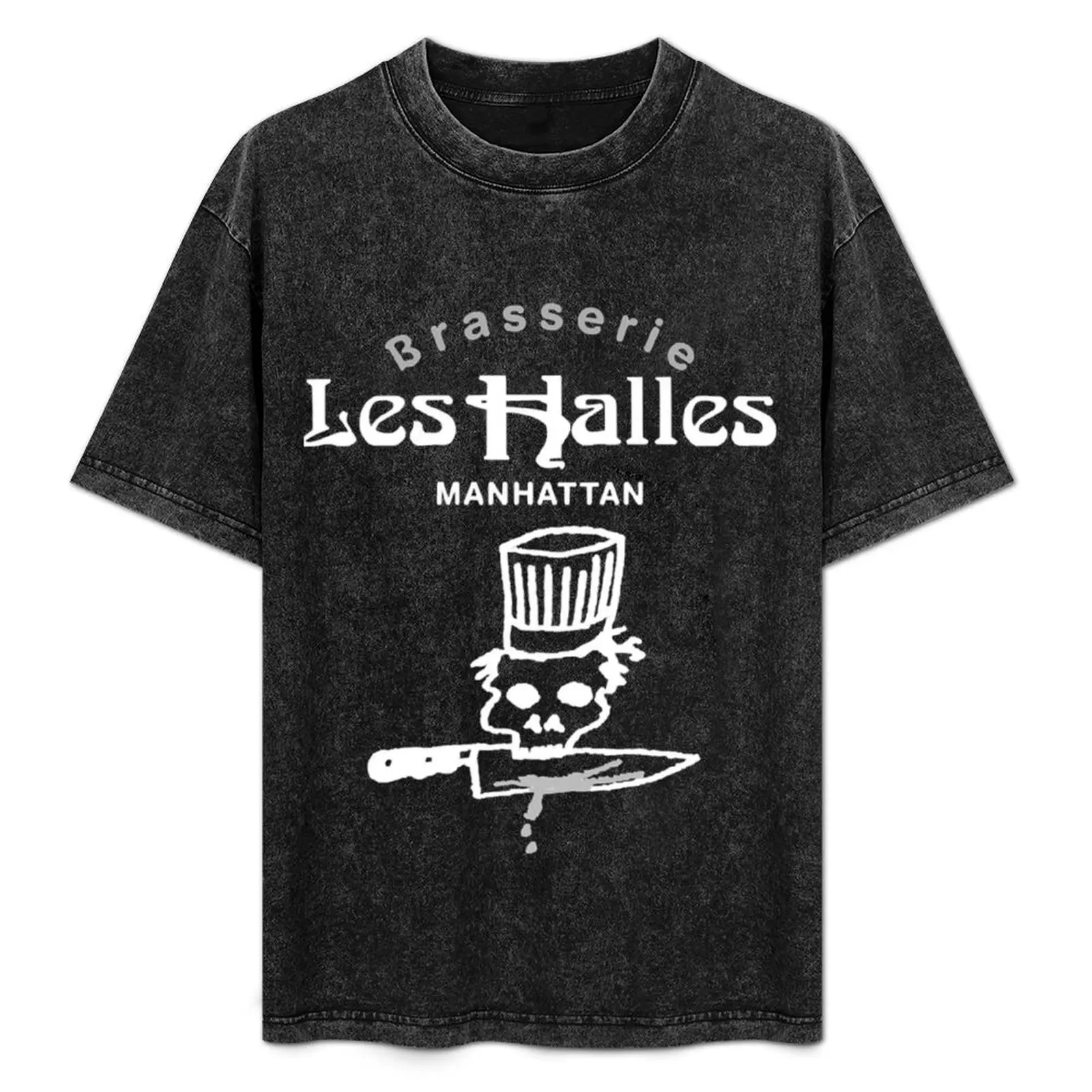 

Retro Bourdain Les Halles T-Shirt plus size clothes oversized graphics luxury t-shirt mens workout shirts