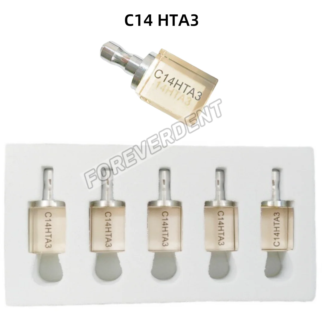 

C14 HTA3 Dental Crystal Blocks Glass Ceramic Zirconia Reinforced CEREC Block CAD