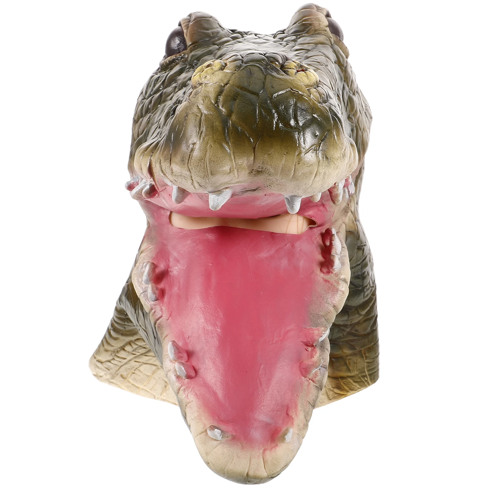 

Crocodile Head Mask Latex Cartoon Adjustable Fit Costume Masks Party Cosplay Animal Festival Headdress Halloween Accessories