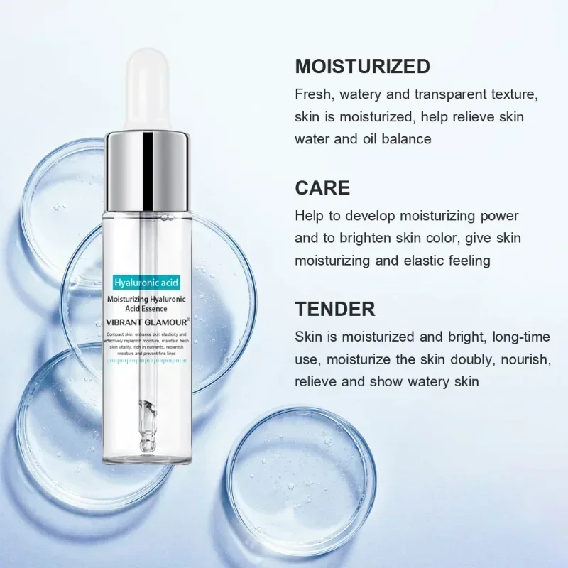 Hyaluronic Acid Face Serum Anti-Aging Shrink Pores Moisturizing Repair Dry Rough Skin Essence Whitening Face Skin Care Products