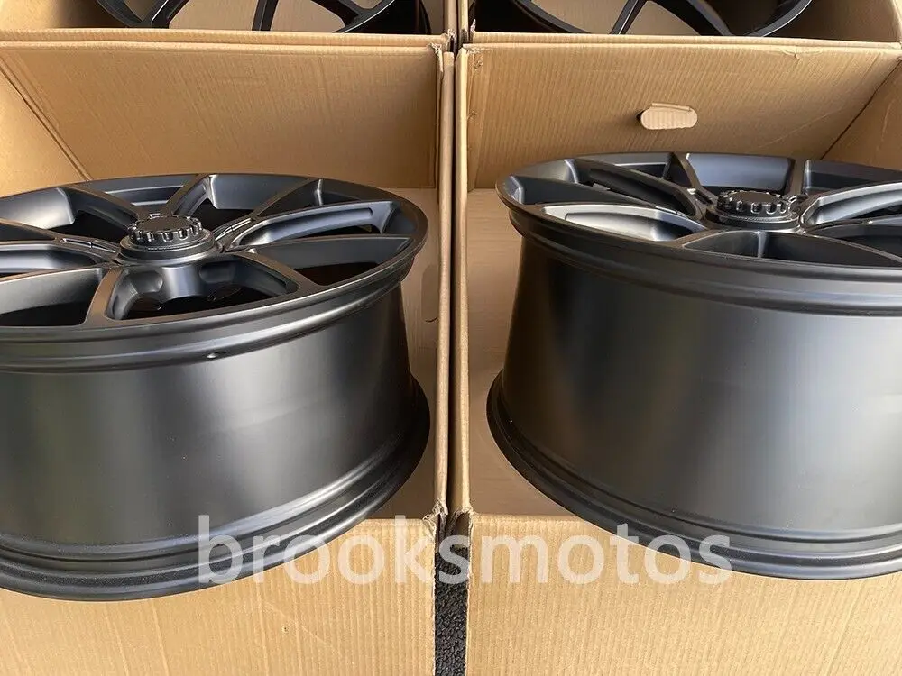 22" GT STYLE BLACK FORGED WHEELS RIMS FIT 2016+ PORSCHE PANAMERA 971 22X10 22X12