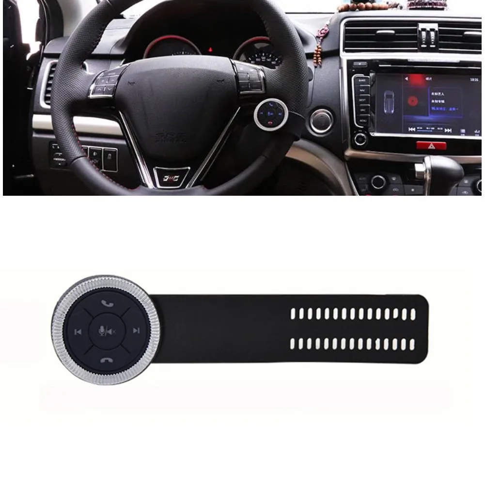 Steering Wheel Controller Stylish and Easy to Use Car Wireless Steering Wheel Control Button for DVD GPS Radio