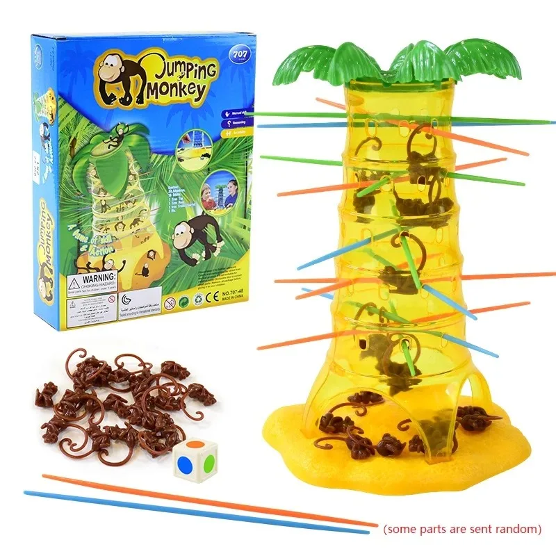 Desktop Game Toys Turn Monkeys Down Monkey Tree Climbing Game Parent-Child Interactive Board Game for Family Party  Games