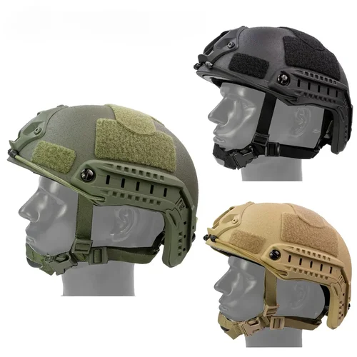 Casco rápido Airsoft MH casco ABS nuevo grueso al aire libre PJ pistola de aire tiro CS equipo de protección para adultos