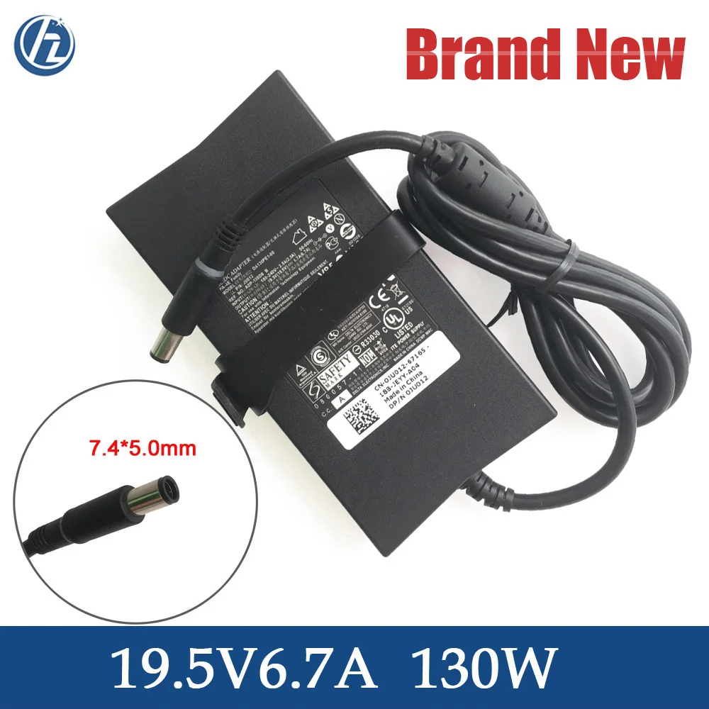 Original 130W 19.5V 6.7A PA-4E AC Adapter For Dell DA130PE1-00 FA130PE1-00 LA130PM121 Laptop Charger Power Supply PA4E Slim