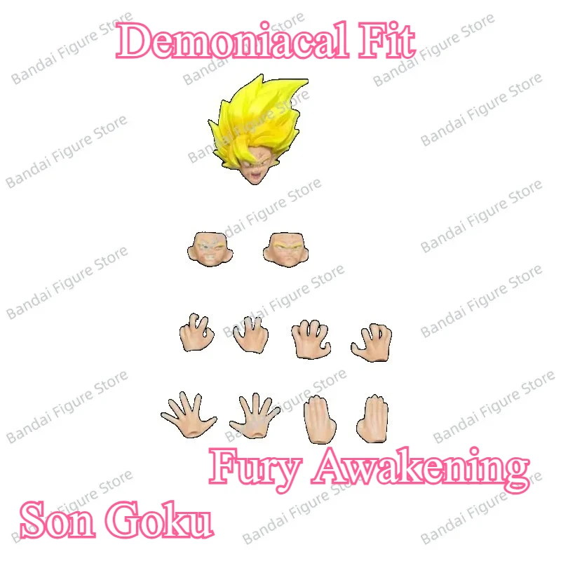 

Предпродажа нового продукта Dragon Ball Demoniacal Fit-Fury Awakening 14,6 см Son Goku Подвижная аниме-фигурка Модель игрушки