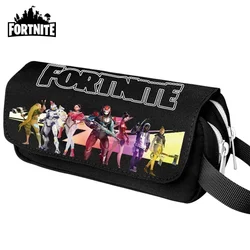 Fortnite Pencil Bag Pencil Case Large Capacity Waterproof Handheld Pencil Pouch Office Stationary