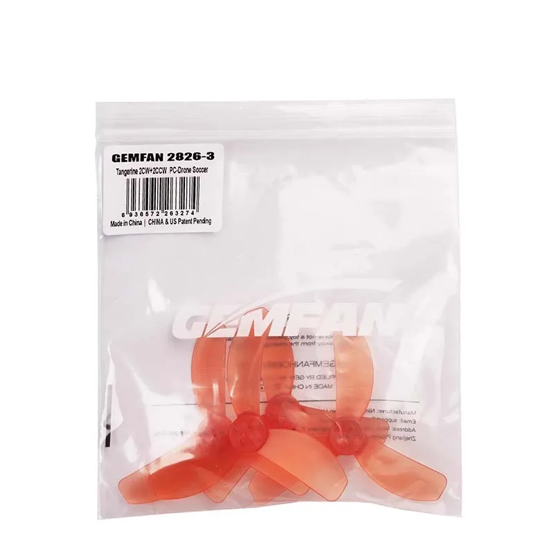 Gemfan 2826-3 Three-Blade Enhanced football Blade 200mm FPV model drone accessory