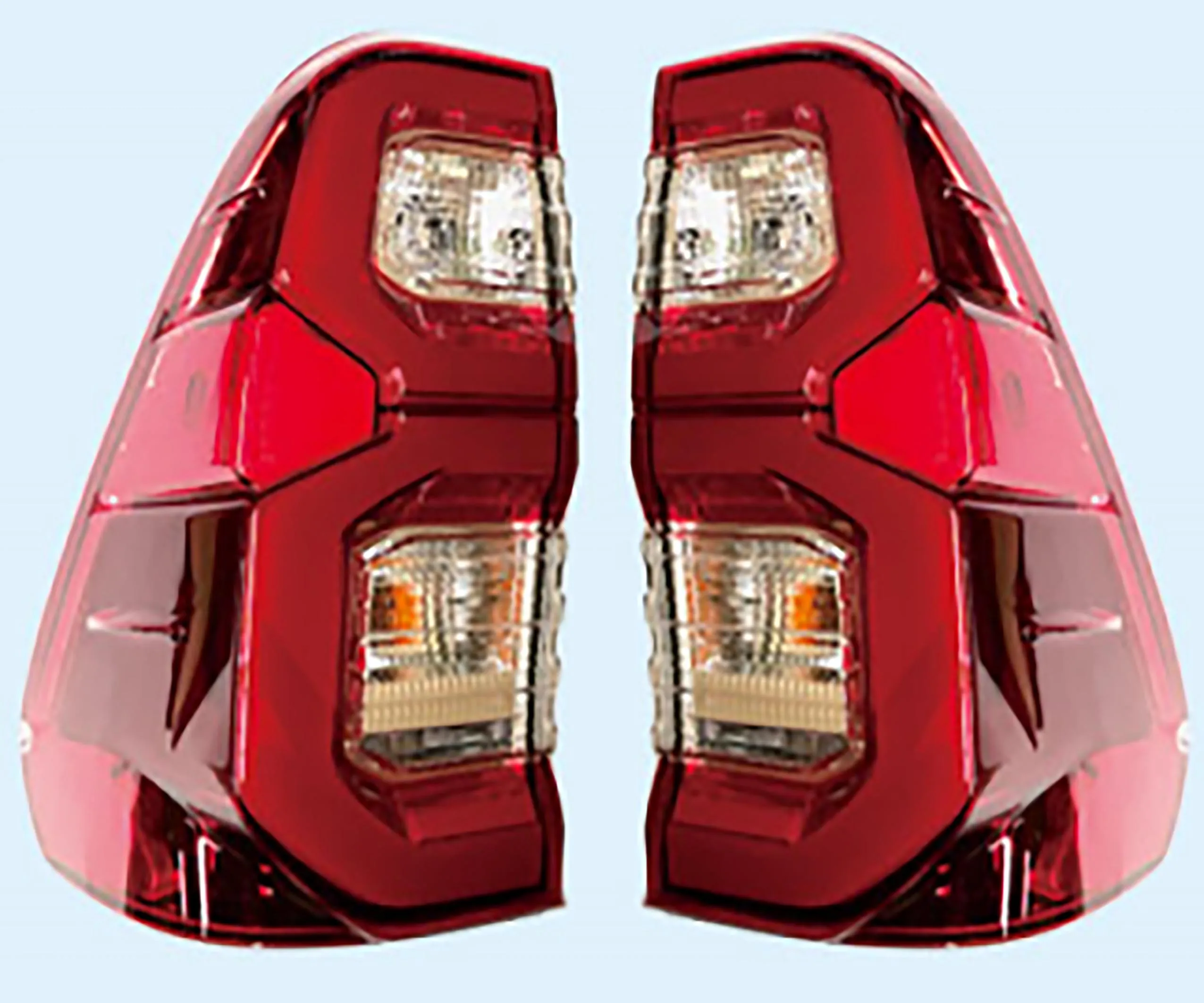 Car Rear Tail Lights For Toyota Hilux Revo 2015 -2022 1Pair Warning Brake Lamp Brake Reverse Light Turn Signal Taillight