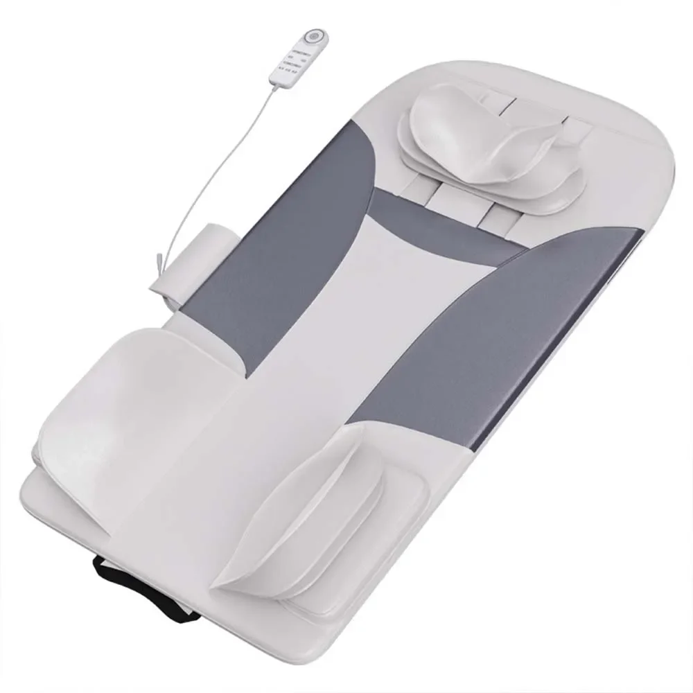 Electric Multi-Functional Full Body Heated Massage Cushion With Remote Controller Neck Vibration Massage Mattress With Airbag