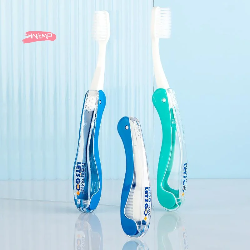 1Pc Portable Disposable Foldable Soft Bristle Toothbrush Hygiene Oral Travel Camping Tooth Cleaning Tool