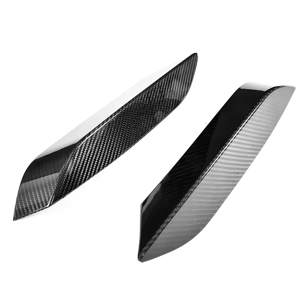 

Dry Carbon Fiber Front Bumper Upper Splitters Trim Canards For BMW F80 M3 F82 F83 M4 14-20