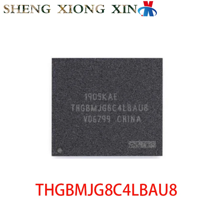 1pcs 100% NEW THGBMJG8C4LBAU8 153-WFBGA Memory Chip THGBMJG8 C4LBAU8 Integrated Circuit