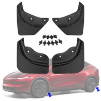 For Tesla Model 3 Y Juniper 2025 2024 Mud Flaps Splash Guards MudFlaps Front Rear Fender New Upgrade TPE Mudguards Protector