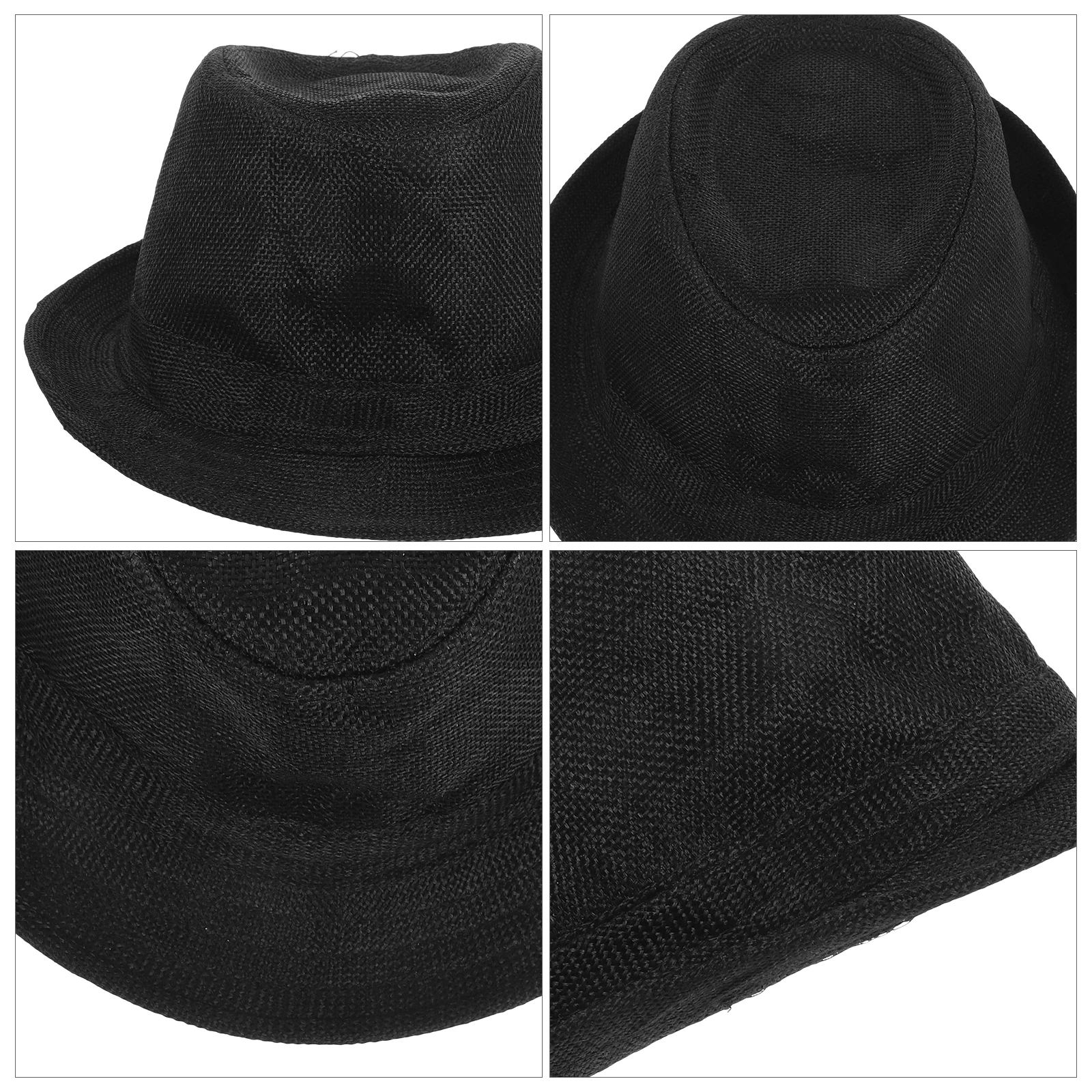 

Dance Performance Hat Kids Fedora Boys Girls Sun Cowgirl Wide Brim Felt Cowboy Breathable Comfortable Lightweight Portable