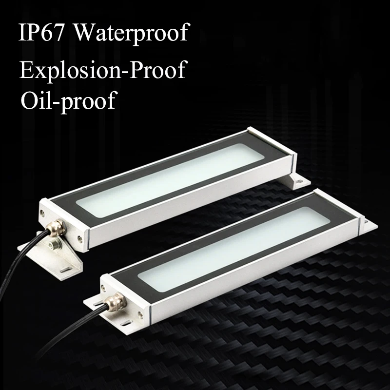 

Machine Tool Box Shell Inner Wall LED Panel Lights 24V110V220V Waterproof Explosion-Proof Milling CNC Cutting Machine Work Light