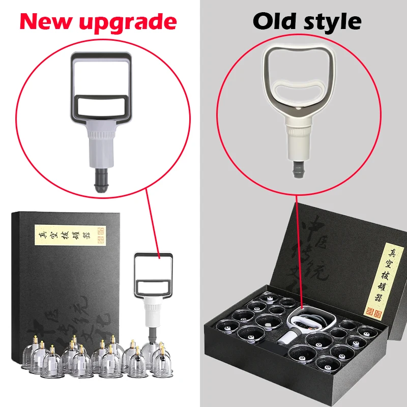 12/24pcs Vacuum Cupping Chinese Medicine Relaxed Body Lose Weight And Relieve Fatigue Full Body Massage Physiotherapy Instrument