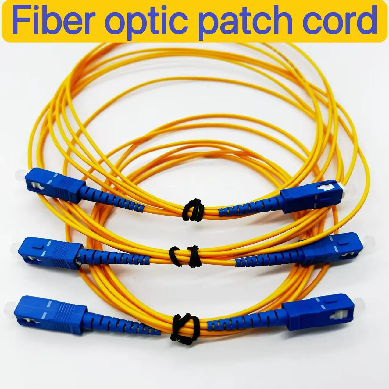 

Оптоволоконный кабель 2,0 мм SC UPC Волоконно-оптический патч-корд Симплексный одномодовый оптоволоконный патч-кабель YELLO