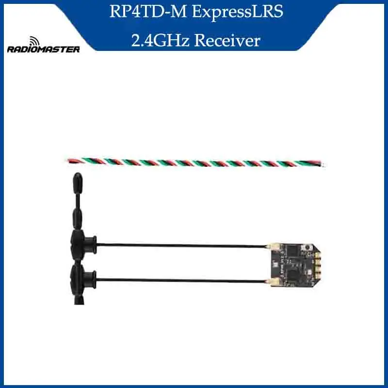 

Radiomaster RP4TD-M ExpressLRS 2,4 ГГц Мини-приемник True Diversity с двойной антенной RC аксессуары