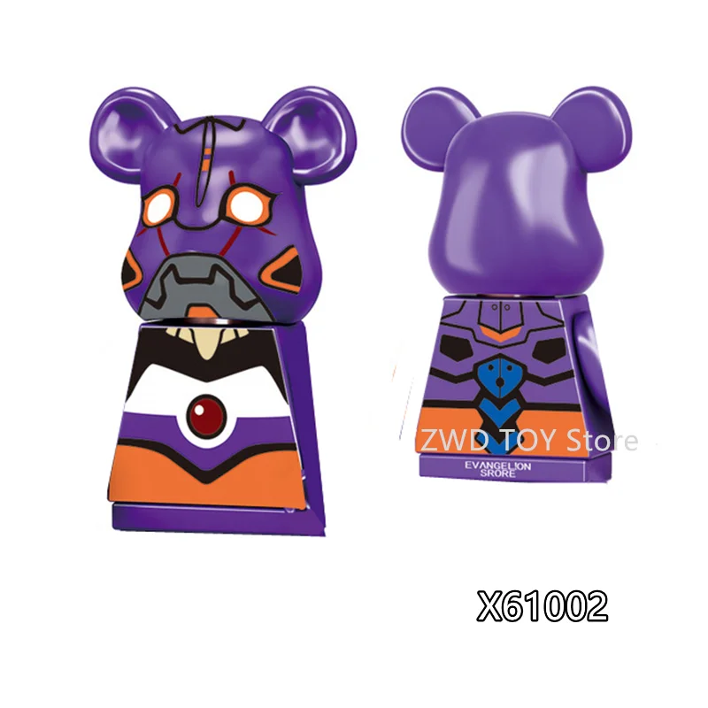 DIY Violence Bear Toy Building Blocks  Collectible Model Mini Action Figures Bricks Educational Toys For Kids Christmas Gifts