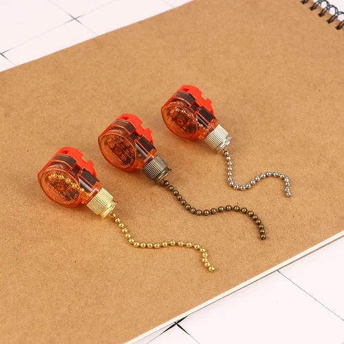 Imagen 2 del producto Control de cadena de tracción de 3 velocidades, interruptor de cadena de ventilador de techo de latón de 4 cables, interruptor de Control de velocidad de repuesto para interruptor de lámparas de pared de ventilador