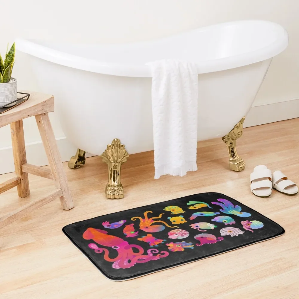 

Cephalopod Bath Mat Entrance Carpet Bathroom Accessory Mat